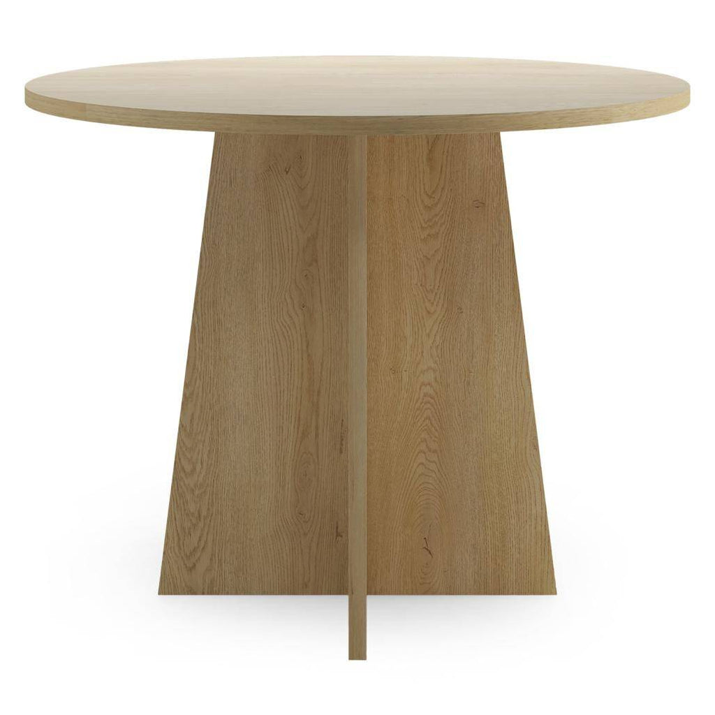 Tavolo da pranzo rotondo CRANE, 100 cm, rovere Cremona Torro