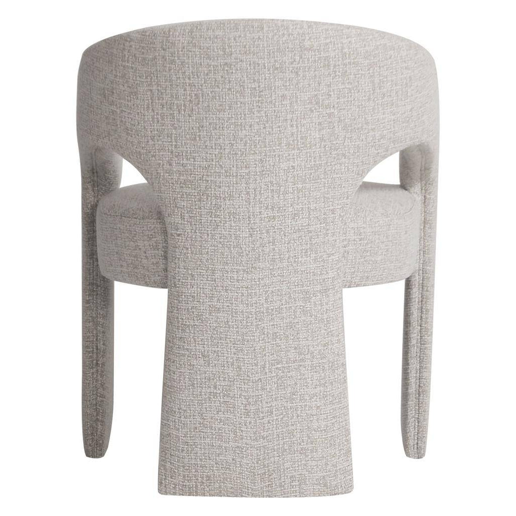 Sedia imbottita NAURINE, beige e crema