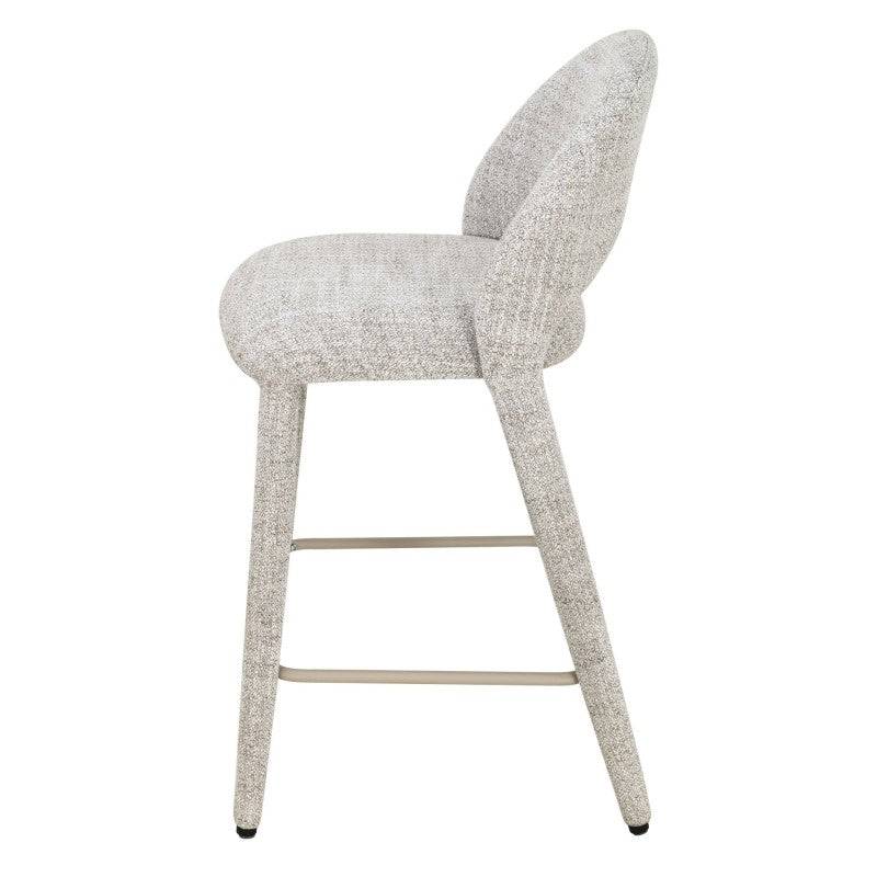 Sgabello bar LLAT, beige-marrone