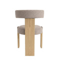 Sedia INDO in legno, Beige/Frassino