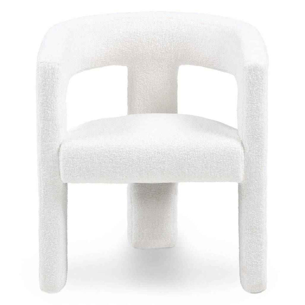 Poltrona Relax LAUREN Crema Bouclé
