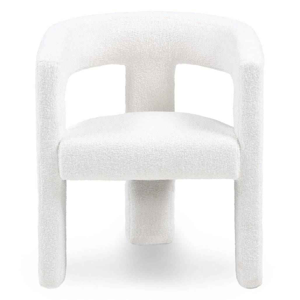 Poltrona Relax LAUREN Crema Bouclé
