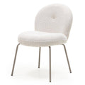 Sedia MIRANDO Beige Chiaro con Forme Arrotondate