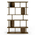 Scaffale alto arrotondato SALA, marrone espresso