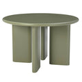 Tavolo da Pranzo MOLIQ 120 cm, Rotondo, Verde Oliva