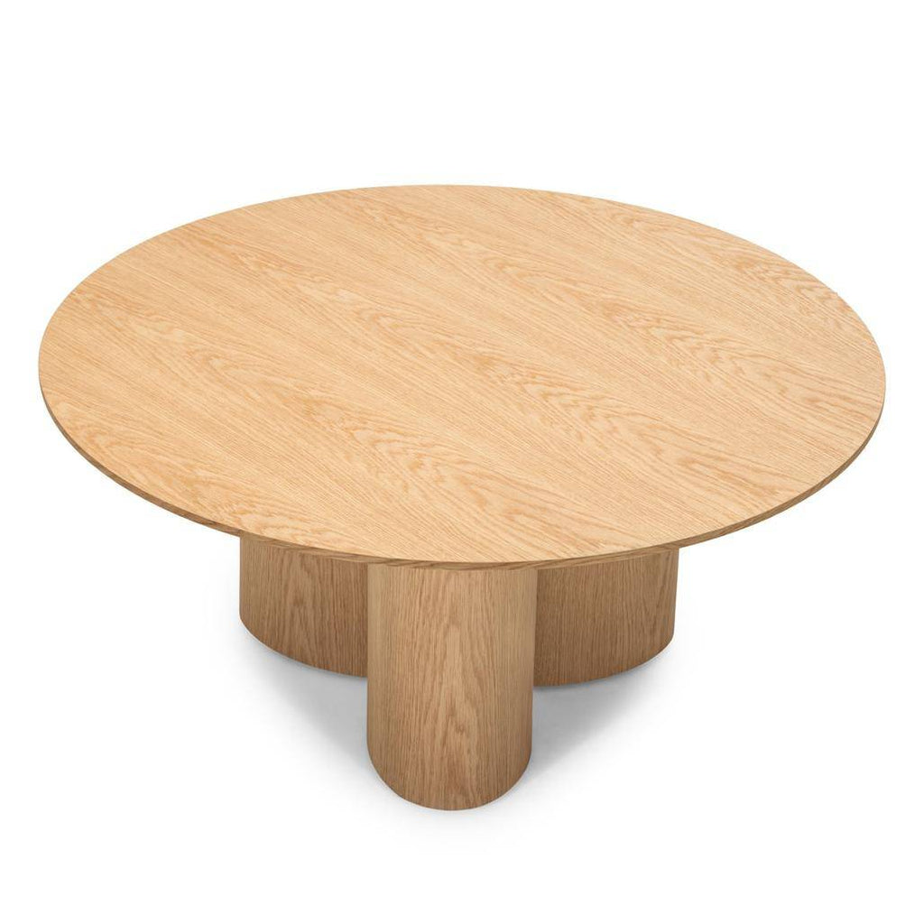 Tavolino NAORA rotondo 100 cm, rovere naturale