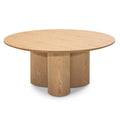 Tavolino NAORA rotondo 100 cm, rovere naturale