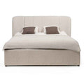 Letto imbottito LULANEL 160x200 cm, beige chiaro