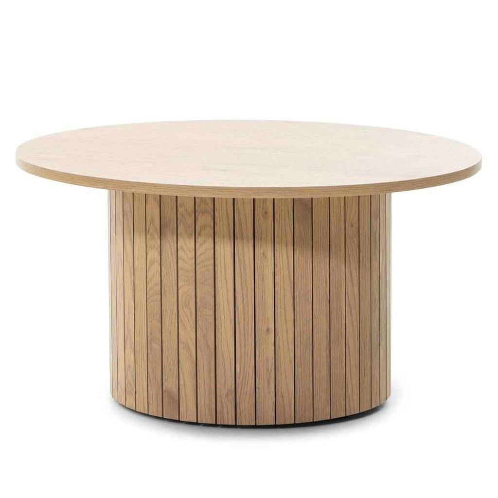 Tavolino Caffè UNANIME Ø80 cm, rovere