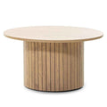 Tavolino Caffè UNANIME Ø80 cm, rovere