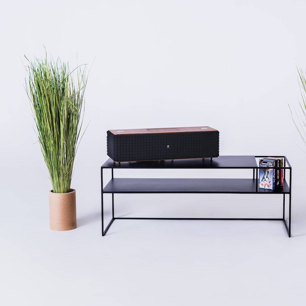 Tavolo RTV SENSO FLOWER METAL 120x45 P - nero