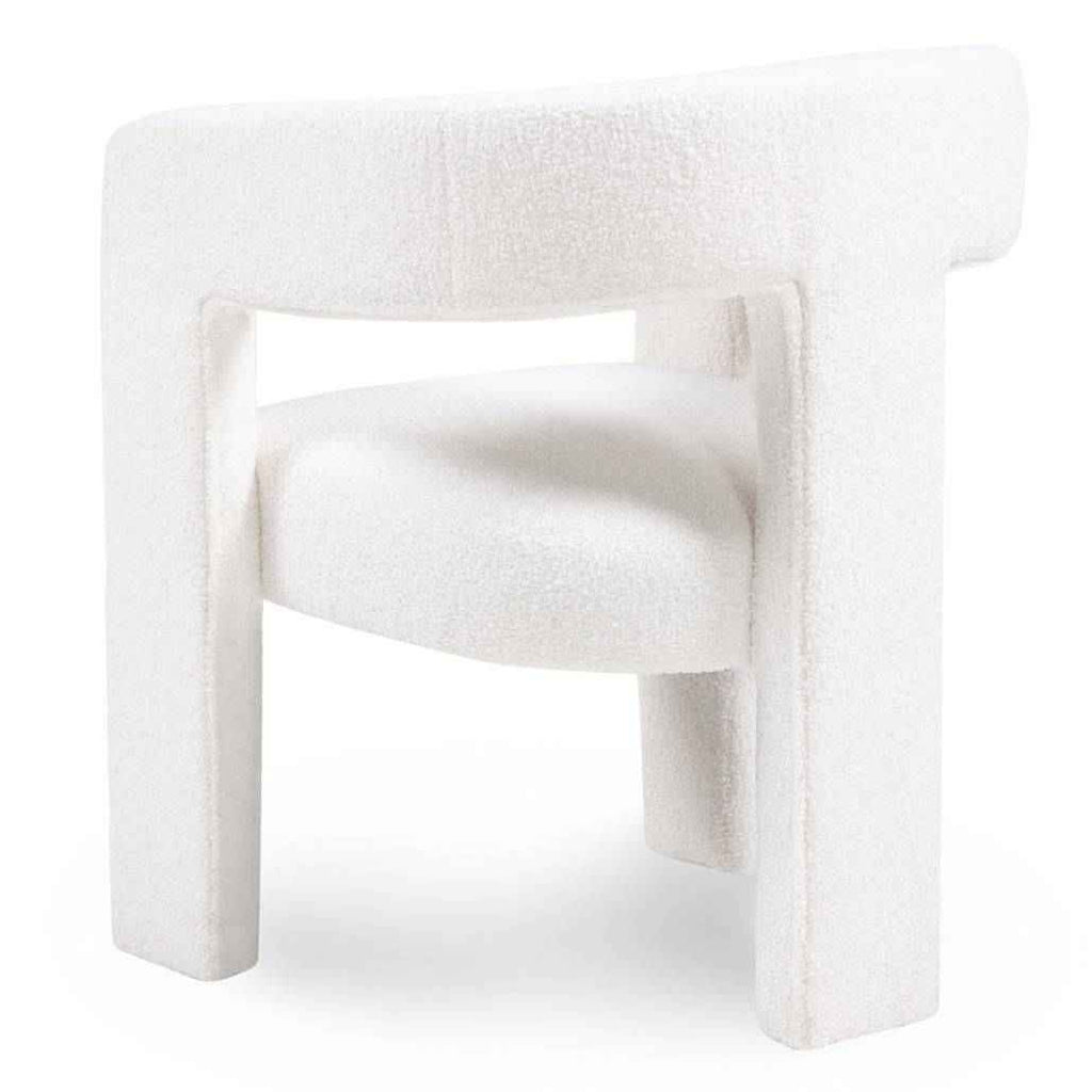 Poltrona Relax LAUREN Crema Bouclé