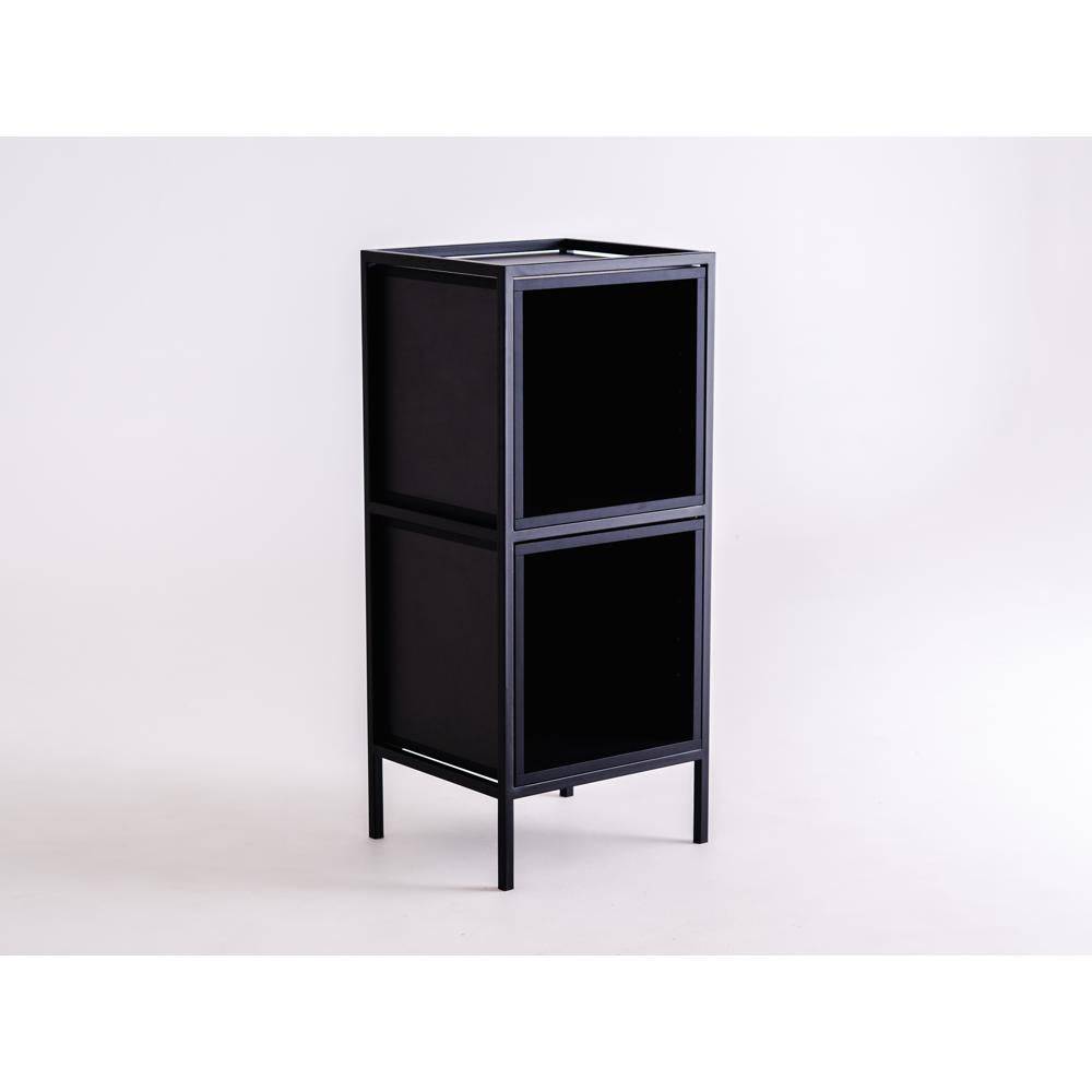 Rack SKAP Nero - 1 Ripiano 2 Box