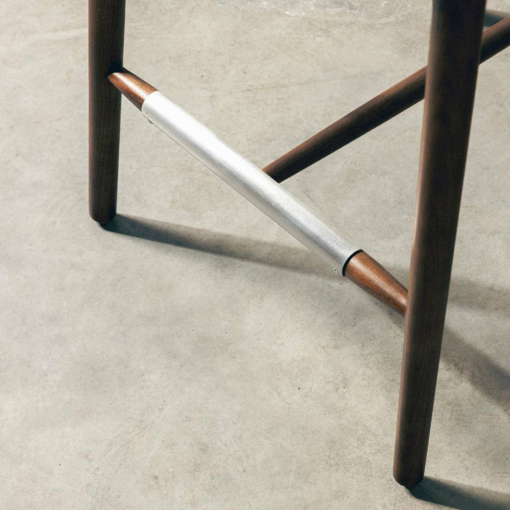 Sgabello da Bar MIRALI Beige e Marrone