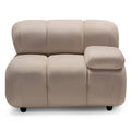 Modulo Grande URBANIQUE, beige chiaro, velluto