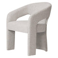 Sedia imbottita NAURINE, beige e crema