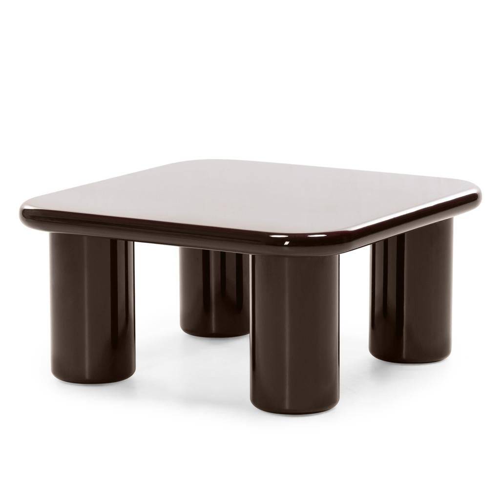 Tavolino da Caffè MURIEN 70 cm, Cioccolato Lucido