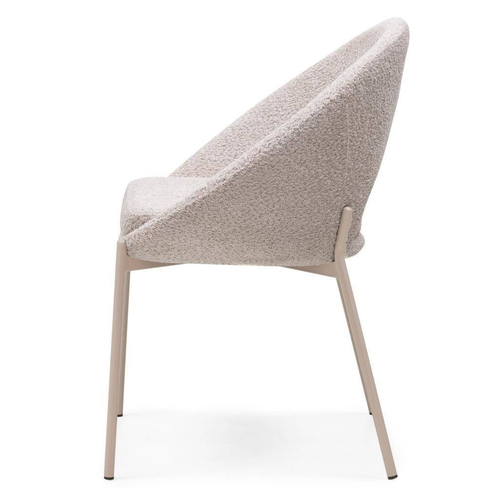 Sedia DEAN, beige bouclé