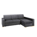 Divano Letto Angolare STABLE R - Grigio Lilla