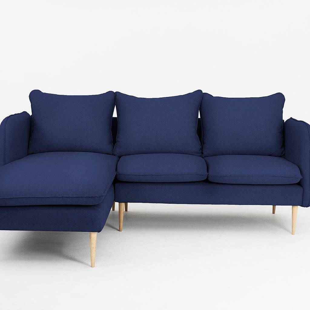 Divano Angolare POSH L WOOD Inchiostro