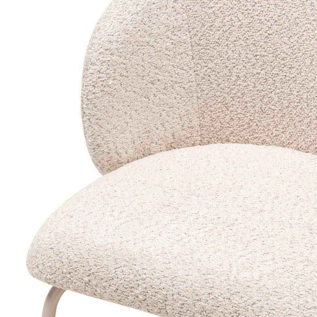 Sedia da pranzo LUEUR, beige, gambe beige