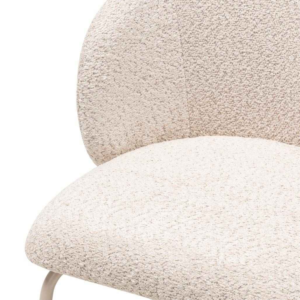 Sedia da pranzo LUEUR, beige, gambe beige