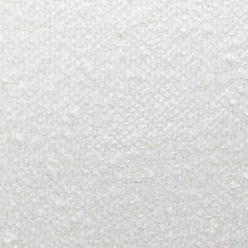Pouf BOOP rotondo rivestito bianco
