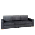 Divano letto STABLE 3 posti - grigio lilla, naturale