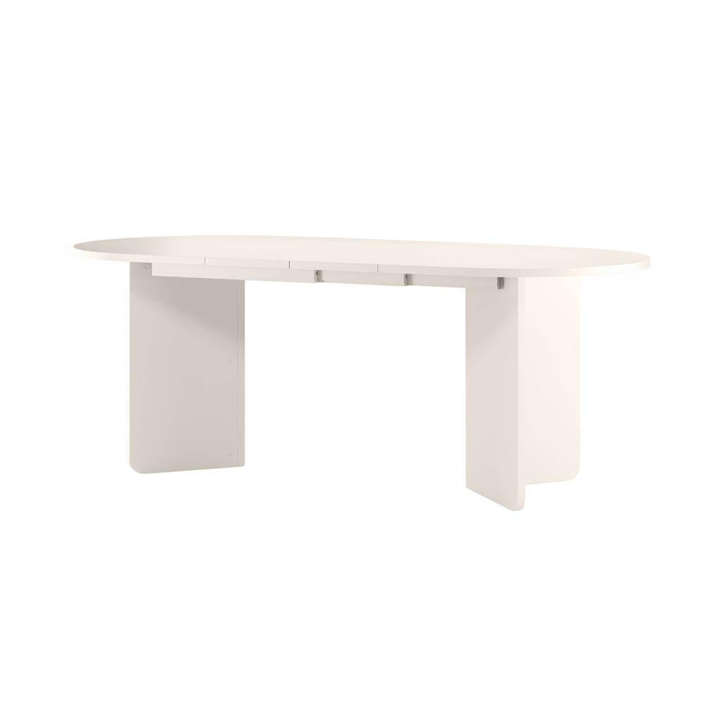 Tavolo estensibile MADERICK 140-200 cm, ovale, cashmere