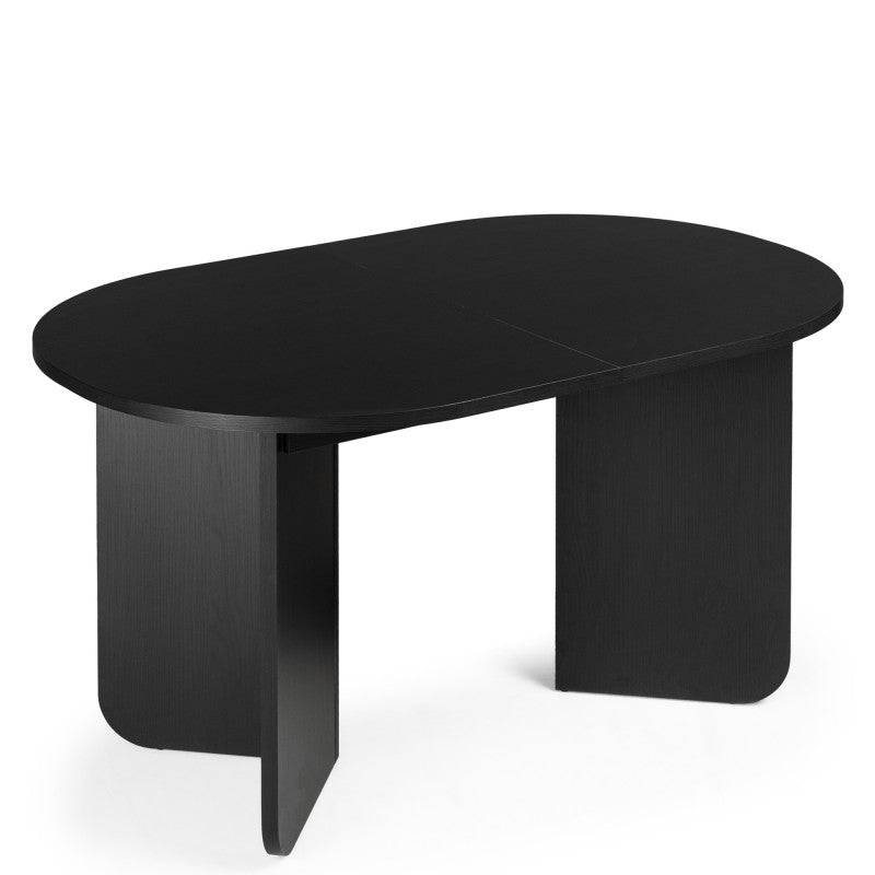 Tavolo MAUT allungabile 140-200 cm, nero struttura legno