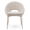 Sedia DEAN, beige bouclé