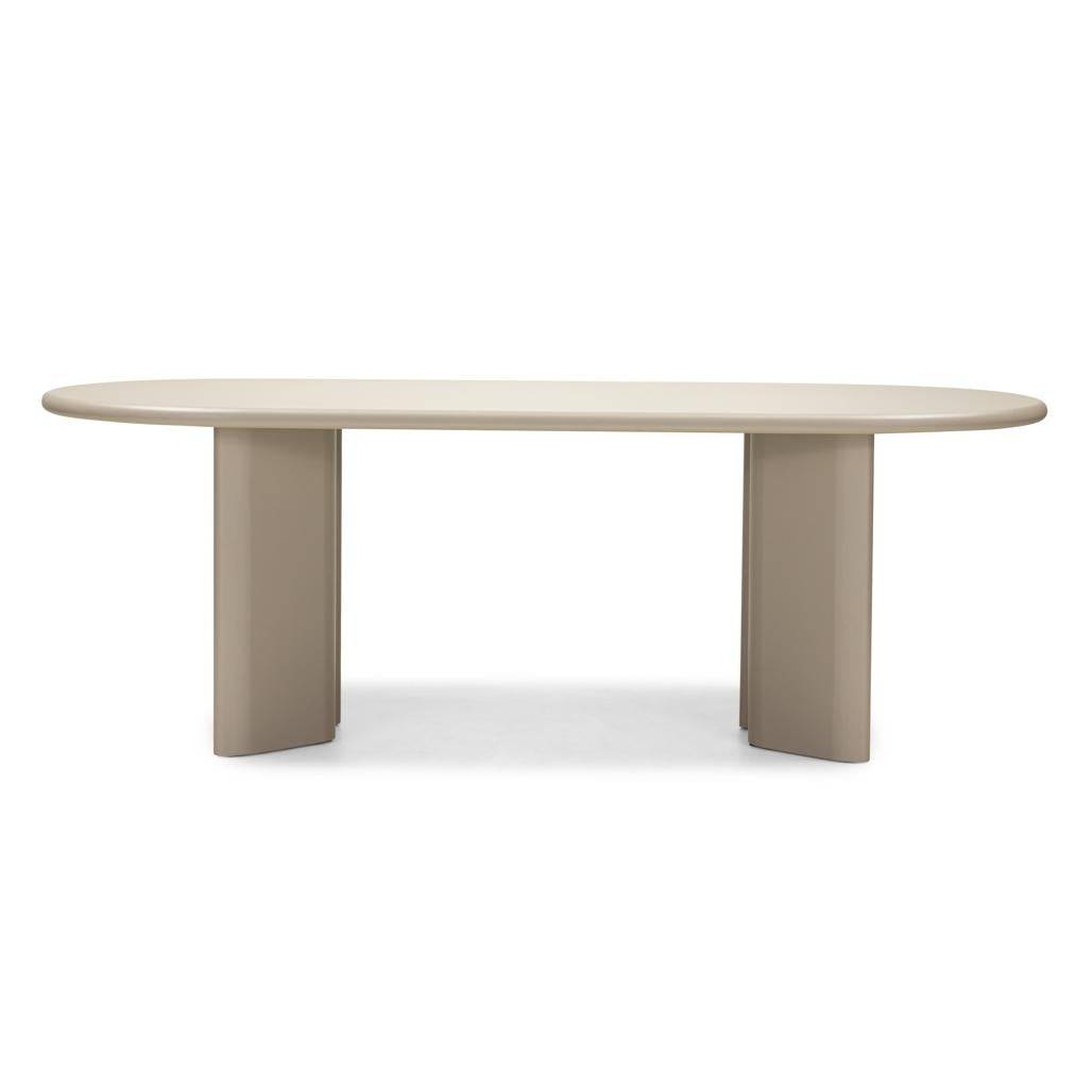 Tavolo da pranzo LOREN 220 cm, beige scuro, ovale