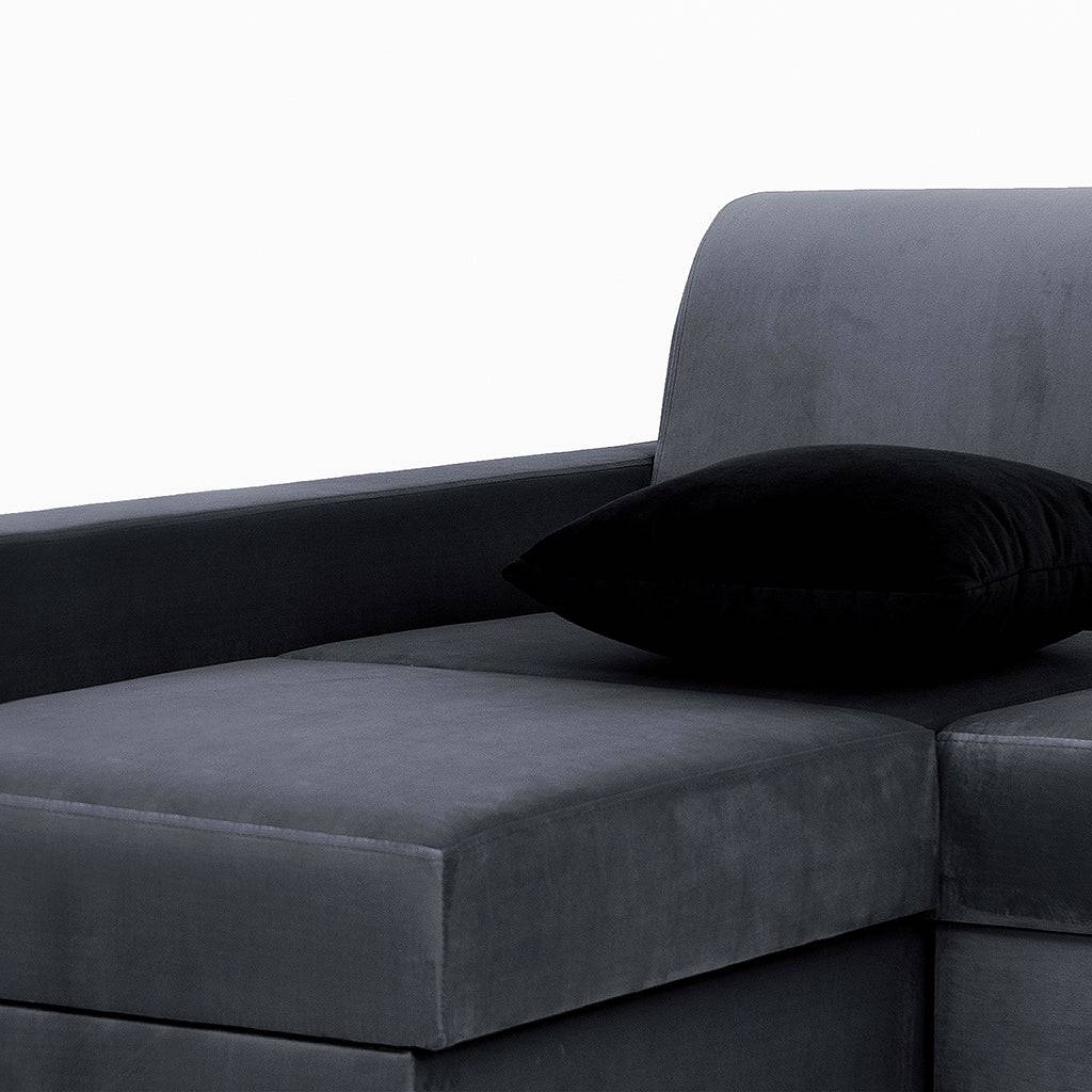 Divano Letto Angolare STABLE - Grigio Lilla