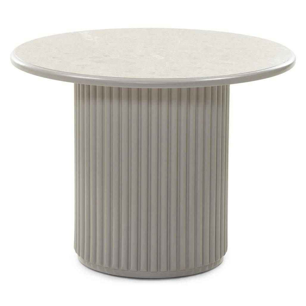 Tavolino ASTI 60 cm, grigio, effetto marmo