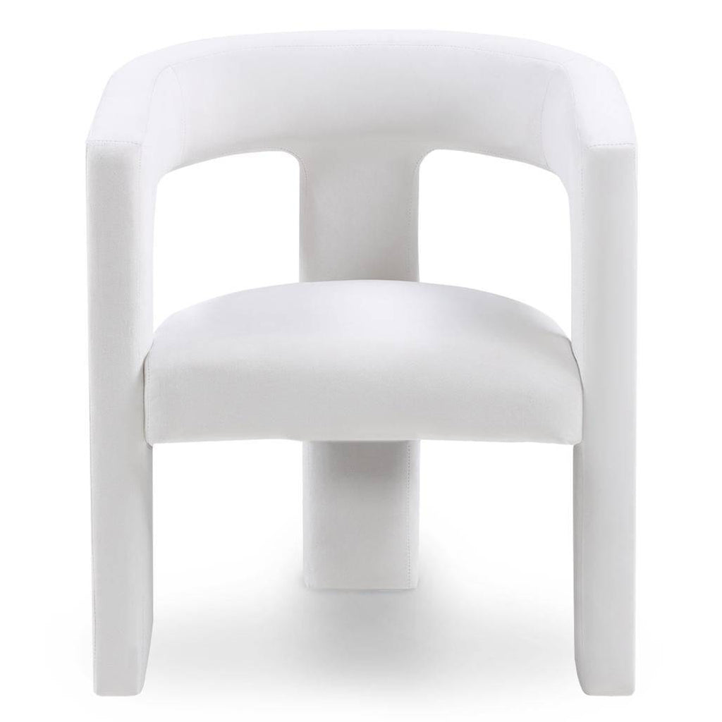 Poltrona Lounge LAUREN VELVET, velluto beige