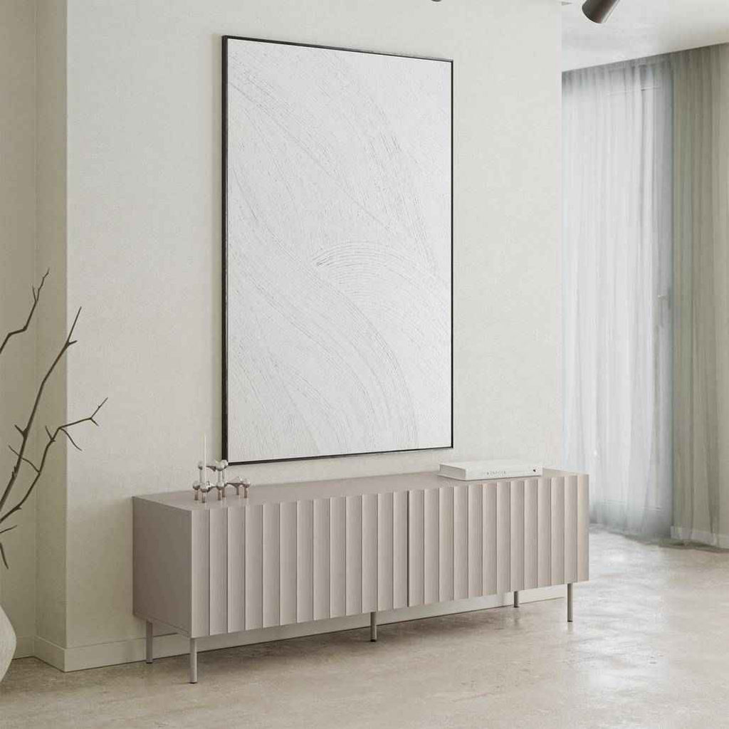 Mobile TV TIRAMI Grigio-Beige Rigato