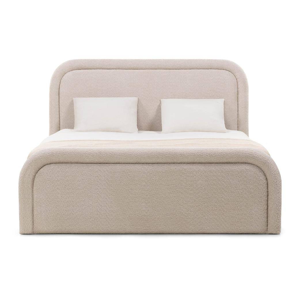 Letto imbottito LORENZ 160x200 cm beige