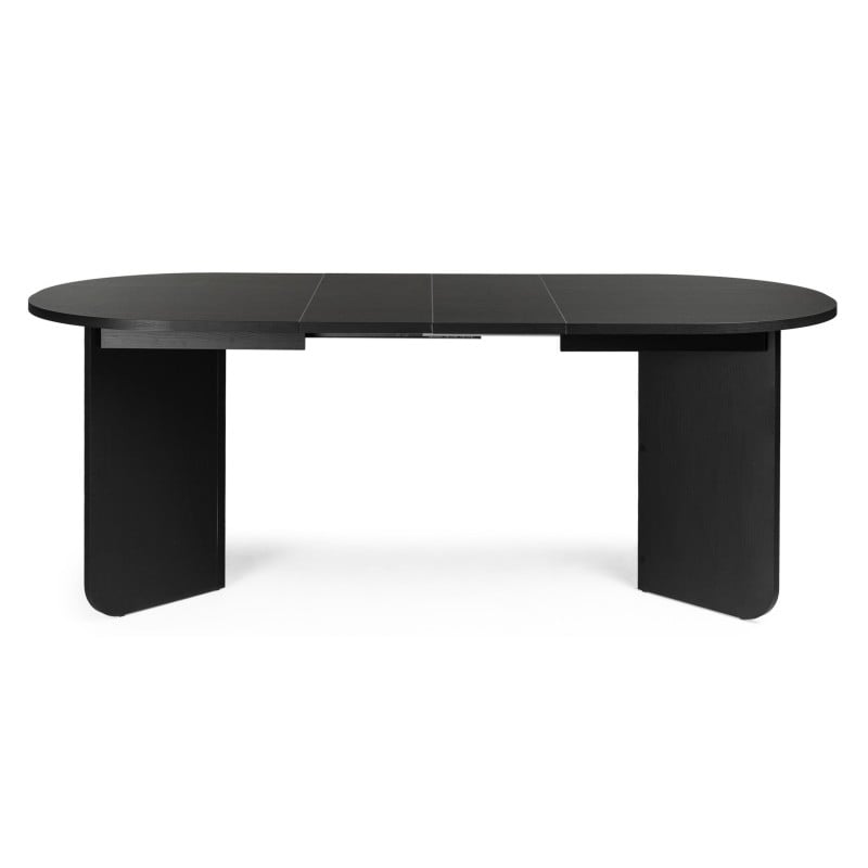 Tavolo MAUT allungabile 140-200 cm, nero struttura legno