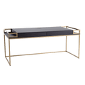 Scrivania K16 Nero 200 - Oro