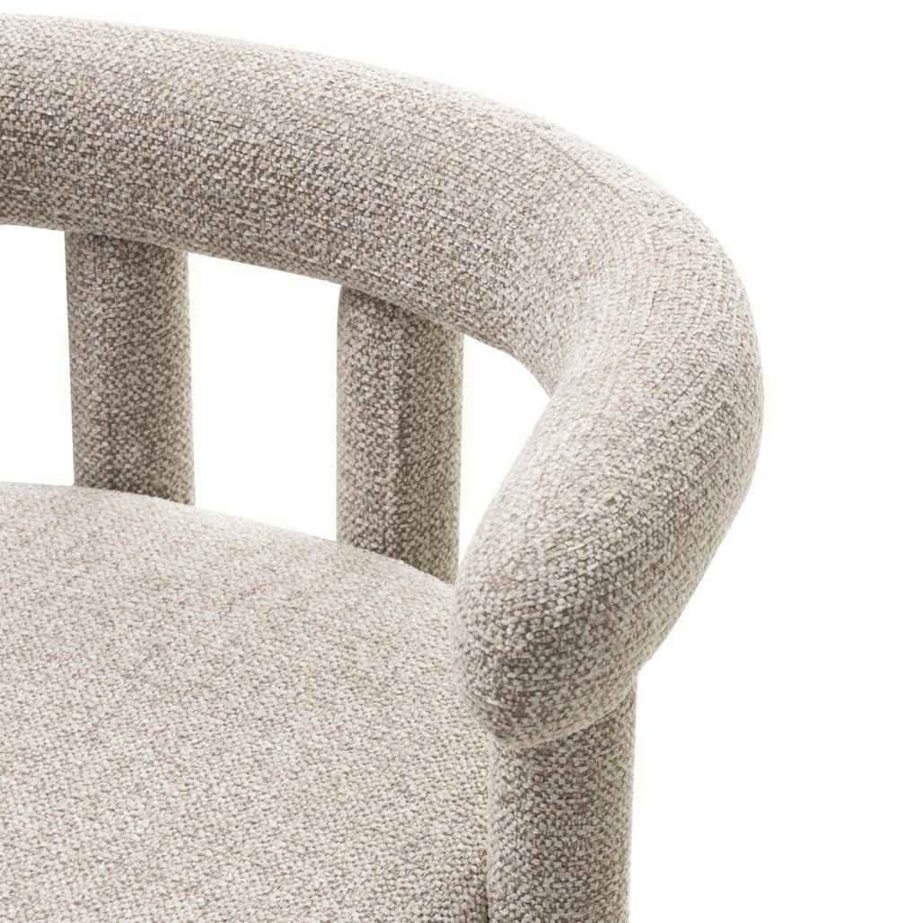 Poltrona NOLAN rivestita grigio