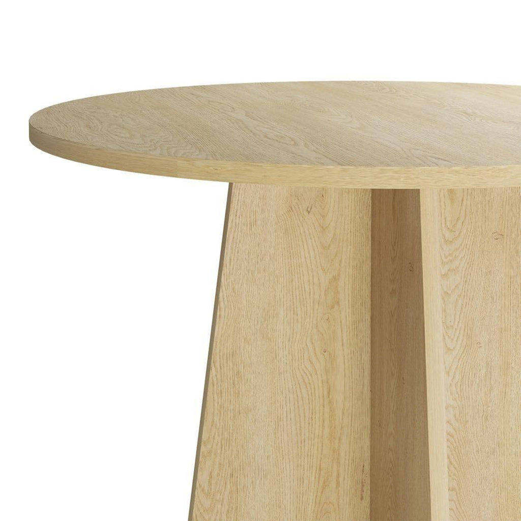 Tavolo da pranzo rotondo CRANE, 100 cm, rovere Cremona Torro