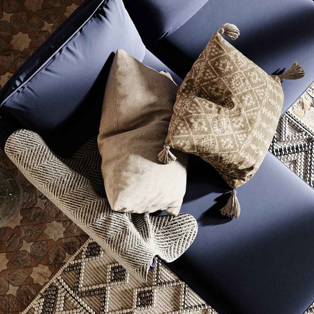 Divano Angolare POSH L WOOD Inchiostro
