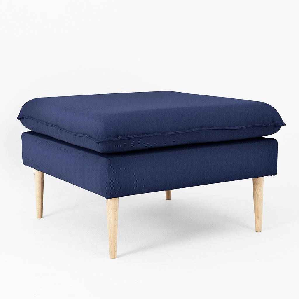 Pouf POSH WOOD - Ink, Legno Naturale