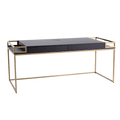 Scrivania K16 Nero 180 - Oro