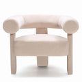 Poltrona ATYPIQUE, beige chiaro, velluto
