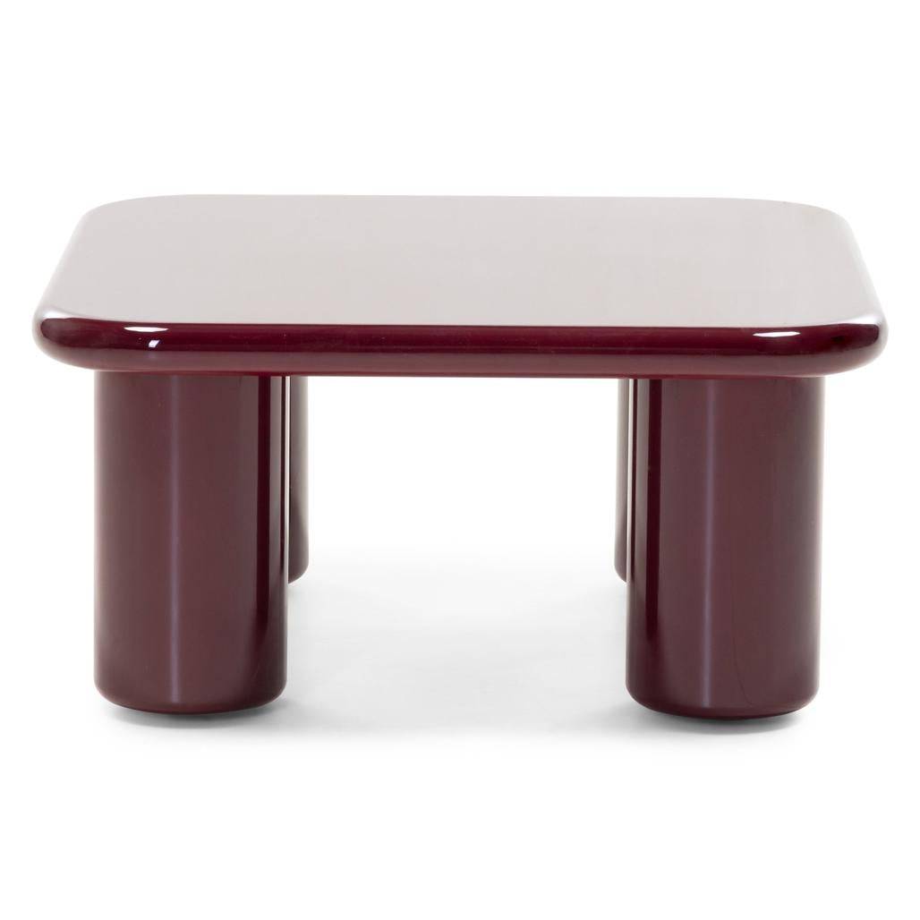Tavolino da Caffè MURIEN 70 cm, Borgogna/Ciliegia