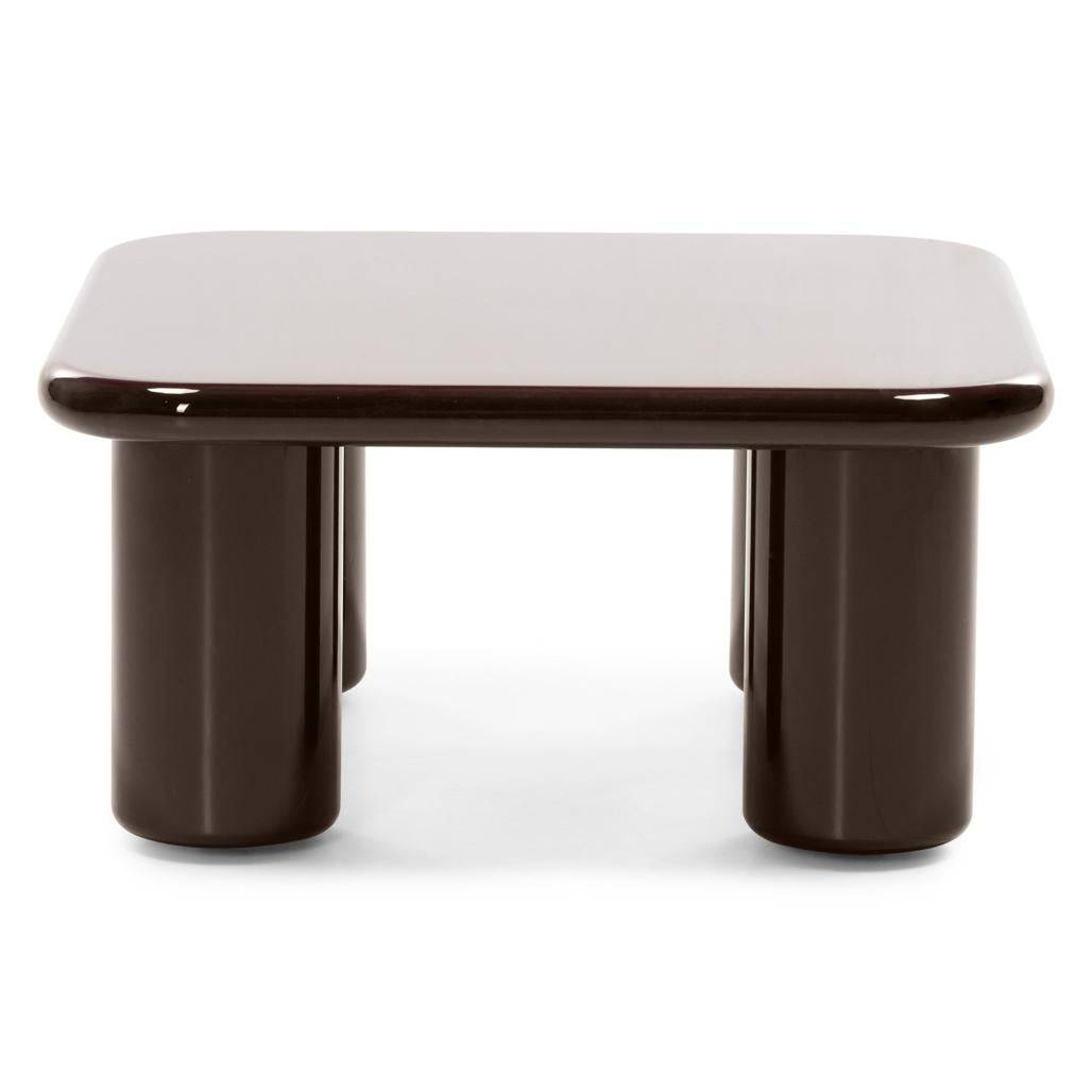 Tavolino da Caffè MURIEN 70 cm, Cioccolato Lucido