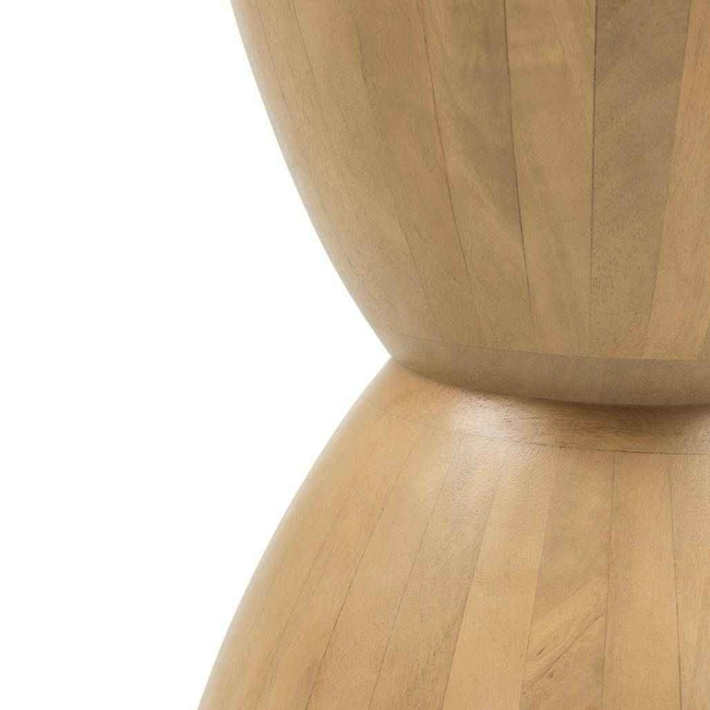 Tavolino Laterale HORSA 35 cm, Legno di Mango