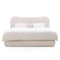 Letto imbottito DOMINIQUE 160x200 cm, beige