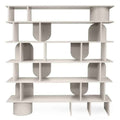 Libreria ANGALIR Cashmere Alta con Fronti Arrotondati